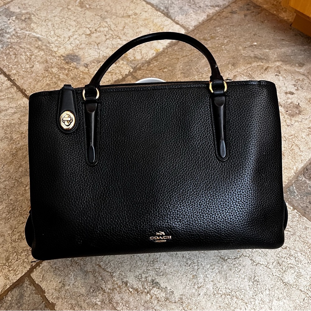 Black Coach tote/shoulder bag